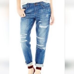 EUC Joe Fresh Distressed Boyfriend Jeans Size 27